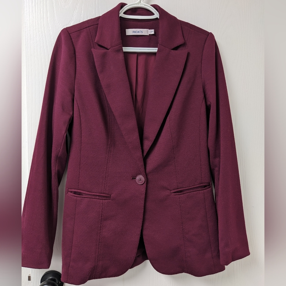 Ricki's Deep Burgundy Women's Blazer